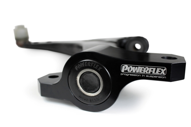 Powerflex front wishbone rear bush caster offset (pair) black series - pff19-803gblk